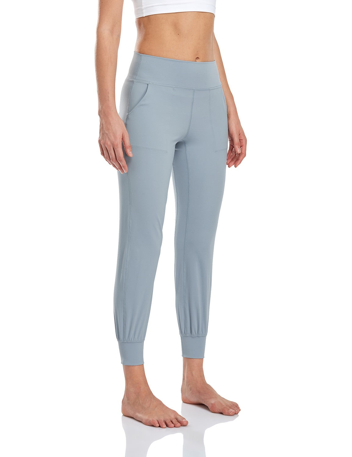 HeyNuts Essential Yoga 4/6 Leggings S Buttery Soft Hawthorn Athletic  BluePants