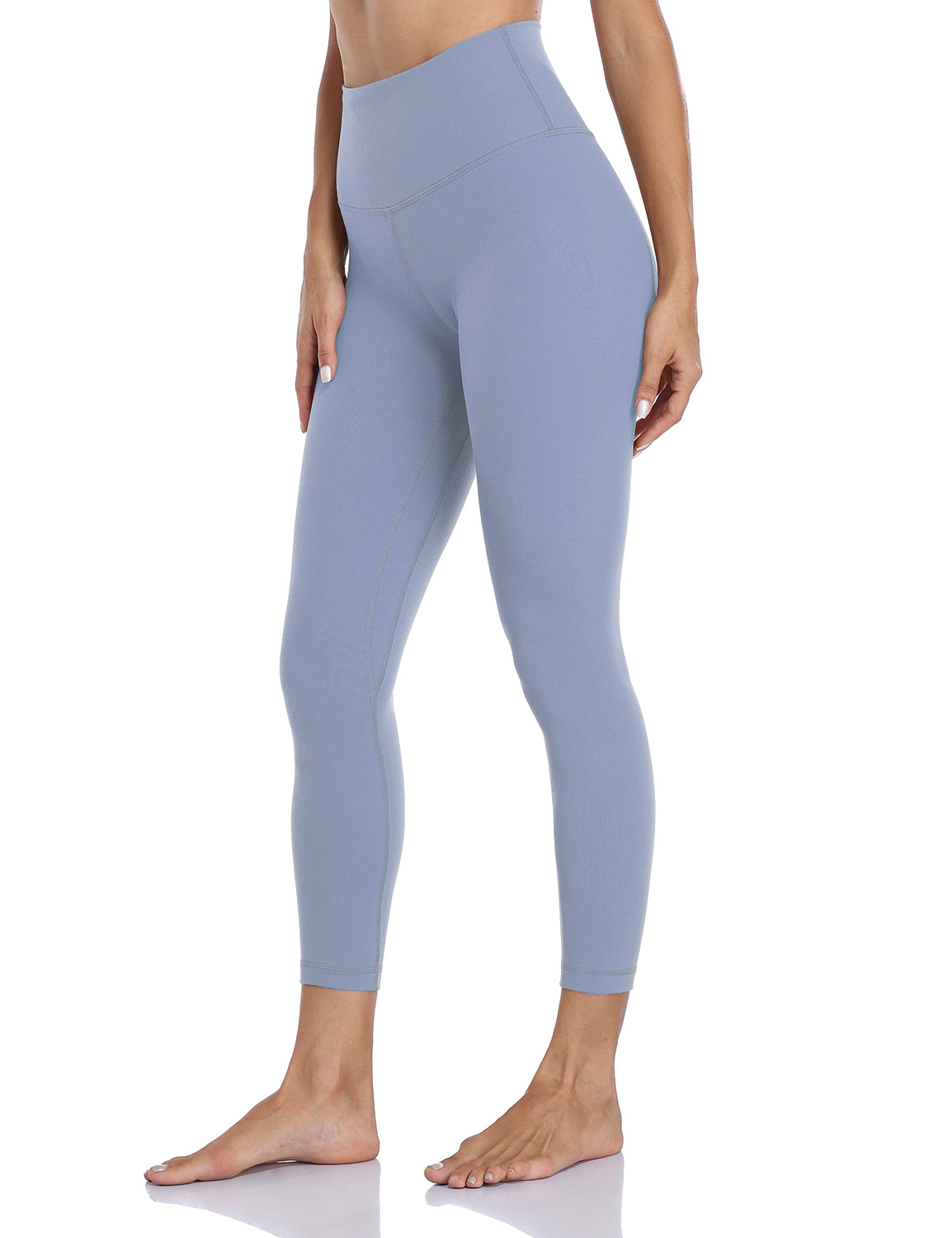 HeyNuts Essential High Waisted Yoga Leggings For Tall Women, Buttery Soft  Full Length Workout Pants 28 Sapphire Blue L