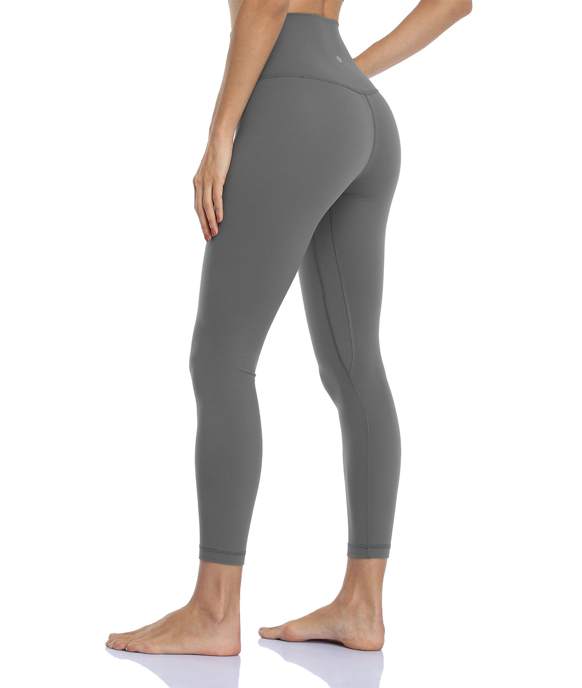 HeyNuts Essential High Waisted Yoga Leggings For Tall Women, Buttery Soft  Full Length Workout Pants 28 Java Coffee XL