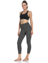 Load image into Gallery viewer, Capris Leggings Graphite Grey
