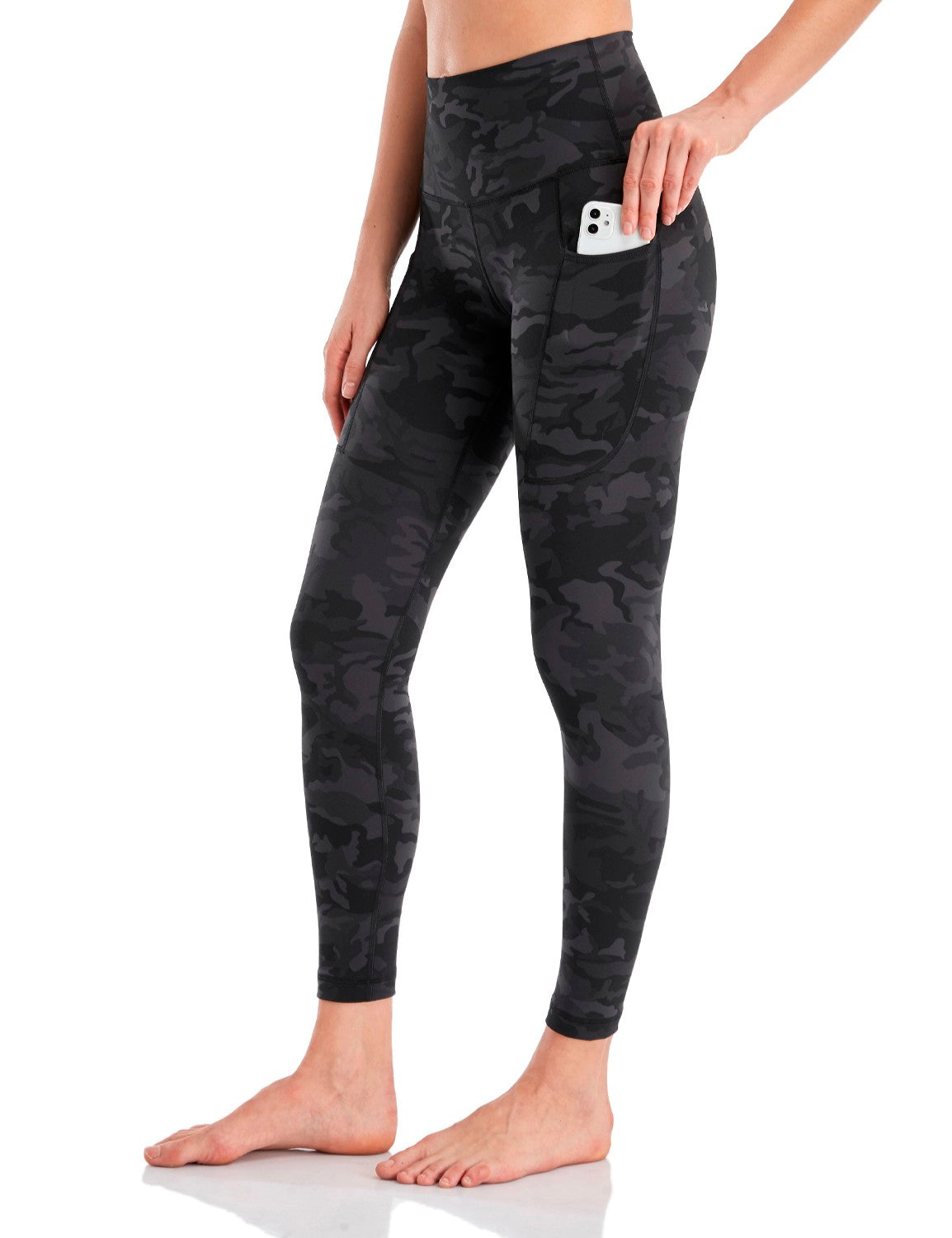 HeyNuts Essential 7/8 Leggings, Buttery Soft Yoga Pants Tummy Control  Workout Pants 25'', Black, S : Buy Online at Best Price in KSA - Souq is  now : Fashion