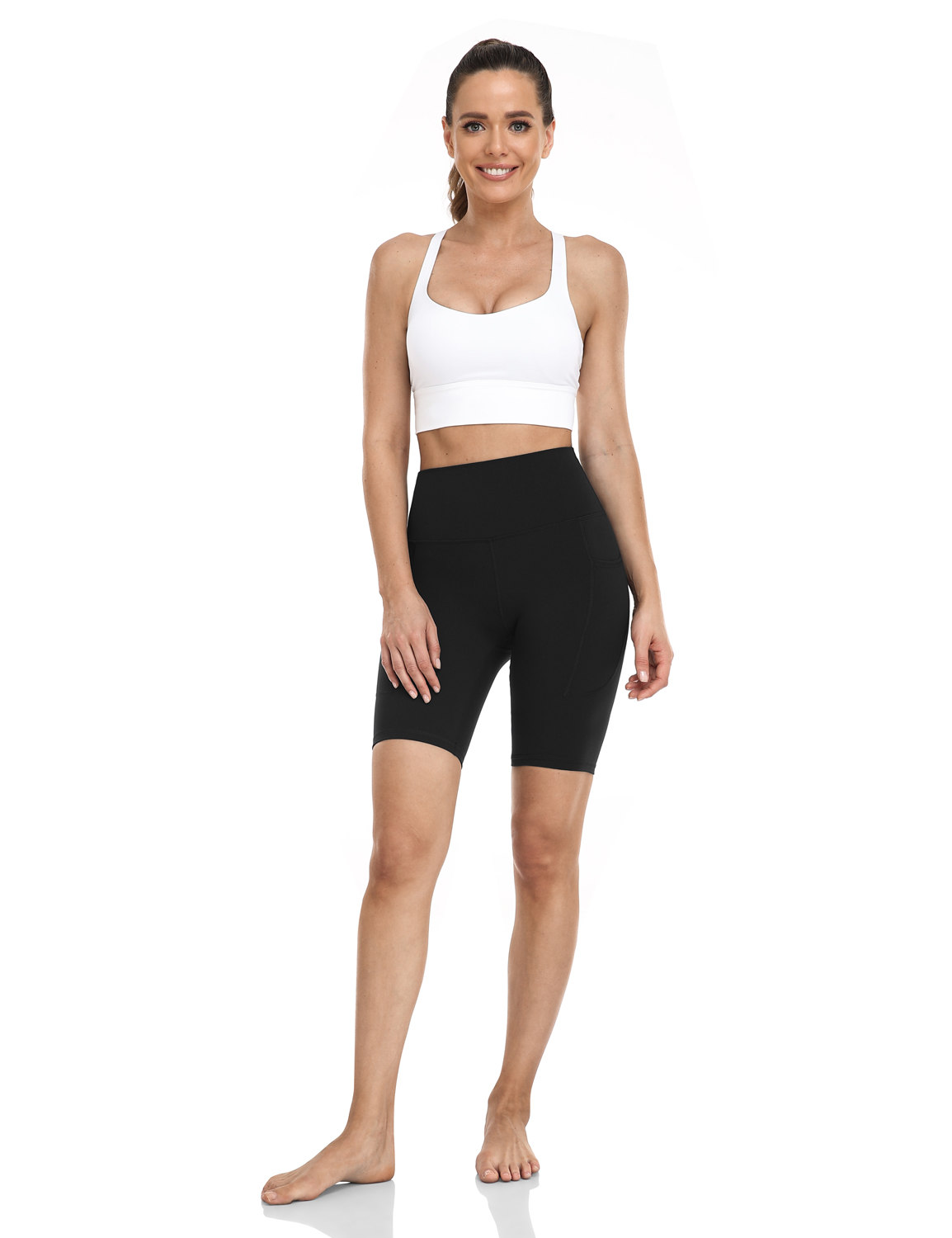 HeyNuts Essential Biker Shorts for Women, High Waisted Workout Compression  Yoga Shorts 4''/ 6''/ 8'' : : Clothing, Shoes & Accessories