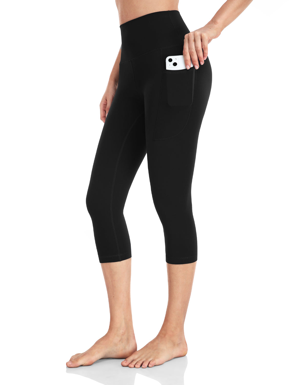 HeyNuts Essential High Waisted Yoga Capris Leggings, Tummy Control Workout  Cropped Pants 21'', Dark Olive_21, Medium : : Clothing, Shoes &  Accessories