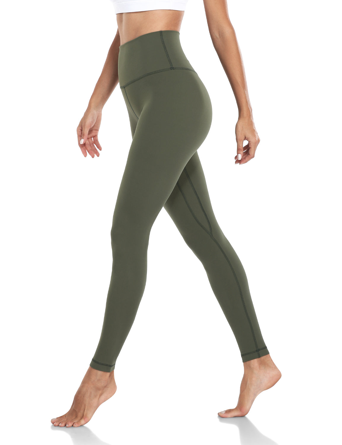 HeyNuts Essential Full Length Yoga Leggings, Women's High Waisted Workout  Compression Pants 28'', Graphite Grey_28'' Ⅱ, S: Buy Online at Best Price  in UAE 
